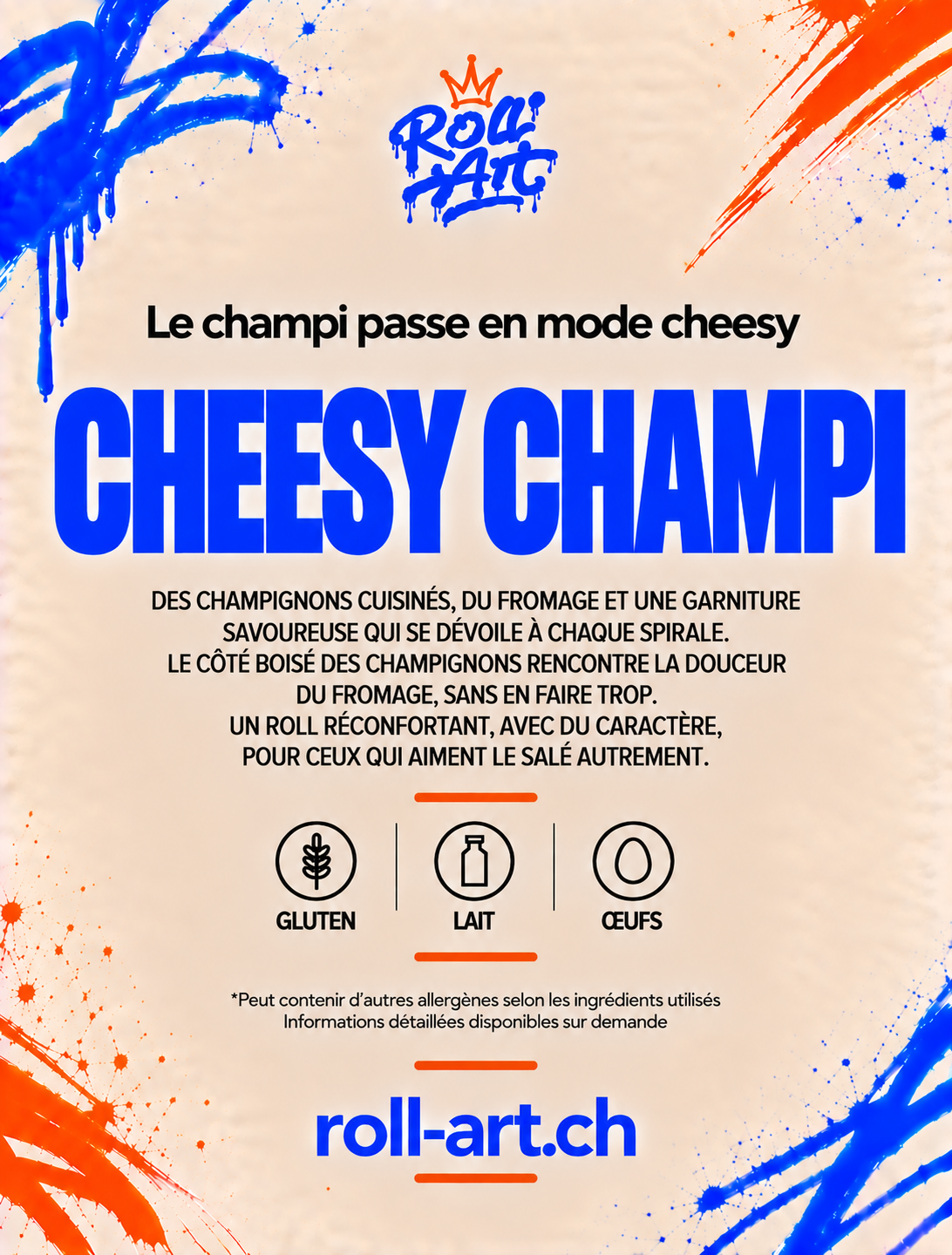 Cheesy Champi 26.9.2026